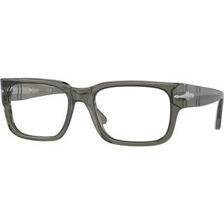 Persol Mand PO3315V 1103 Optiske stel Acetat Grå Transparent Firkantet Normal