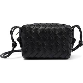 Bottega Veneta Loop Mini leather camera bag - black - One Size