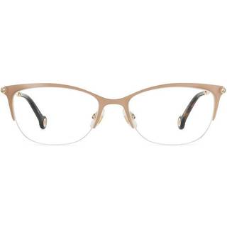 Carolina Herrera Kvinde HER 0153 BKU Optiske stel Stål Guld/Nøgen Cat Eye