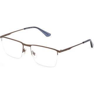 Police VPLG75 CODE 5 0F68 55 Briller Mænd Brun - Bronze Brown - 55mm