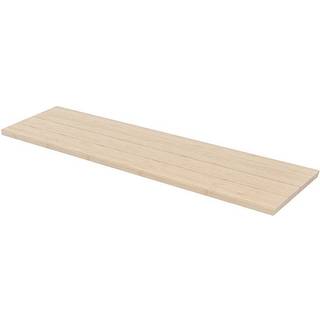 Wallmann hylde, ubehandlet, bambus, 800 x 200 x 18 mm