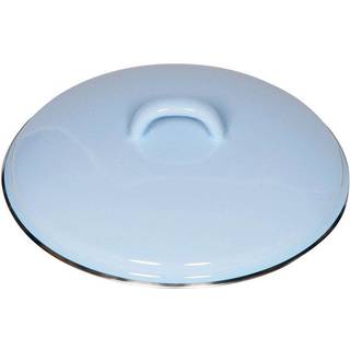 Riess Classic Pastell Deckel 24 cm blau - Emaille - Blau