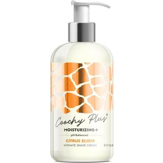 Coochy plus intim barbercreme citrus elixir til pubic bikini linje armhule og mere-udslætfri med patent-foragende fugtgivende formel-forhindrer k