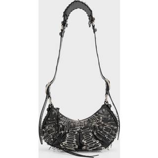 Balenciaga Le Cagole XS leather shoulder bag - black - One Size