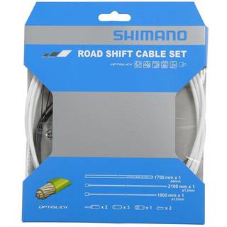 Gearvajersæt Shimano Optislick Racer hvid