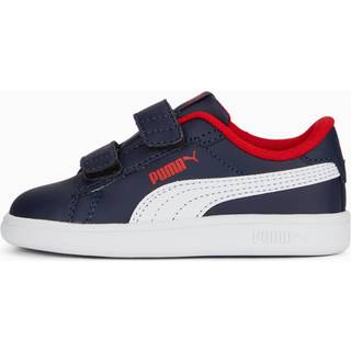 Puma Smash 3.0 Leather V Sneakers Baby, Blue, Size 21, Shoes - Red - 21