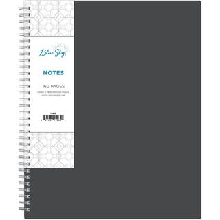 Blue Sky Notes Professionel Notebook Fleksibel d?kning Twin-Wire Binding 8.5 """" X 11 """" Gr?