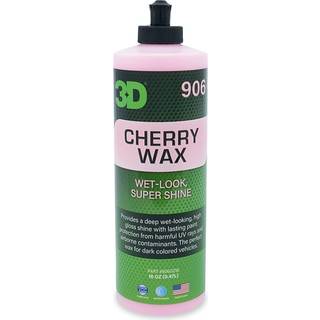 3D Cherry Wax - Deep Gloss vådt look carnauba bilvoks - UV -beskyttelse til mørke malingsfarver 16 oz.
