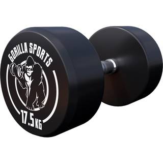 Gorilla Sports Håndvægte GS Gummi - 2,5-40 kg Vægt 17,5 kg