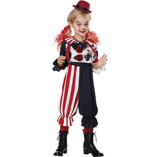 Californien kostumer Toddler Creepy Clown Kid Costume Medium