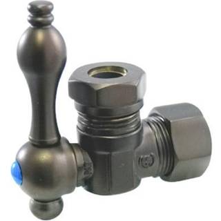 Kingston Brass CC54305 5/8 """" O.D. Komprimering 1/2 eller 7/16 """" """" O.D. Komprimeringsvinkelafbrydelsesventilolie gnides bronze