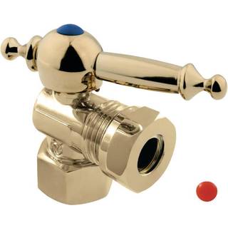 Kingston messing CC44102TL 1/2 """" IPS 1/2 """" eller 7/16 """" Slipled vinkelafbrydelsesventil poleret messing