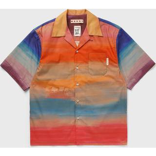 Marni Printed cotton bowling shirt - multicoloured - EU 42
