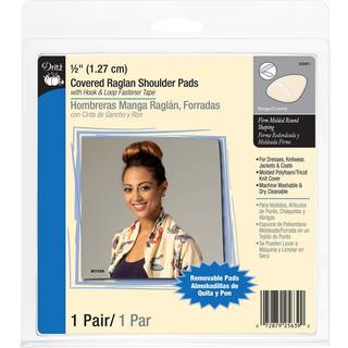 Dritz 1/2 """" d?kket Raglan 1 par beige skulderpuder 1/2-tommer 2 t?lling