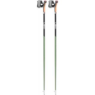 Leki Flash Carbon Stavgangsstave størrelse 115 cm farve green/ neon yellow