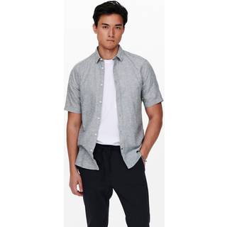 ONLY & SONS Caiden SS Linen Shirt Dress Blues