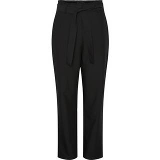 Pieces - PcBoss Hw Paperbag Straight Pants Noos - Black