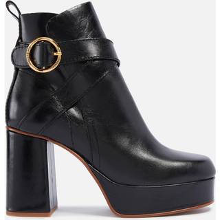 See By Chloé Lyna leather ankle boots - black - EU 41.5