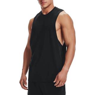 Under Armour Left Chest Cut-Off Men's Tank Black / Black L