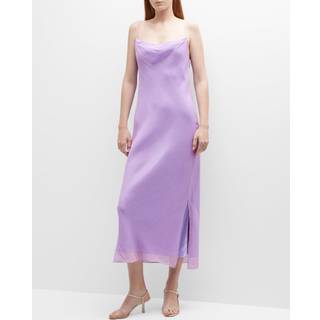 Vince Silk slip dress - purple - M