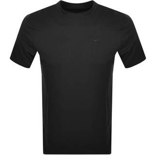Alsidig Nike Primary Dri-FIT-overdel med korte ærmer til mænd - sort - S