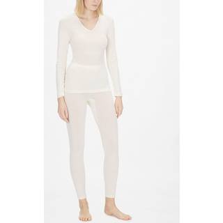 HANRO Long Sleeve Shirt - Woolen Silk 0795 Cygne Small