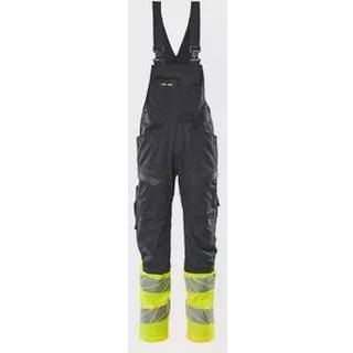 MASCOT® Overall med knælommer Mørk Marine/Hi-Vis Gul 19669-236-01017 76C46