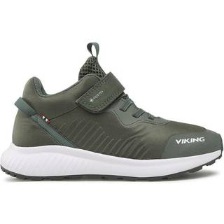 Viking Aery Tau Mid GTX børnesko - (Army grøn, str. 25, Tekstil)
