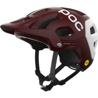 Poc MTB Hjelm Tectal Race Mips Granatrød/Hydrogenhvid Mat