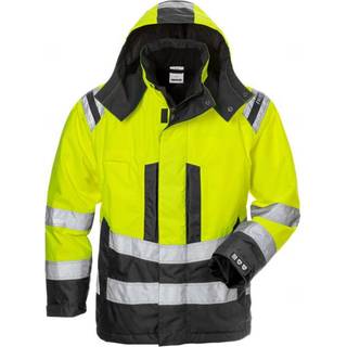 Fristads 4037 GTT Jakke Hi-vis/Blå/Gul, til Kvinder Hi-vis/Blå/Gul