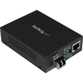 StarTech.com MCM1110MMLC Gigabit Ethernet Fiber Media Converter - Compact - 850nm MM LC - 550m