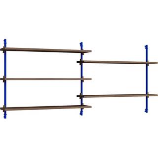 Moebe Vægreolsystem WS.65.2 - Smoked-Oak/Deep-Blue