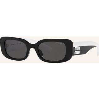 Miu Miu MU08YS 1AB5S0 51 Solbriller Kvinder Black - Black - 51mm