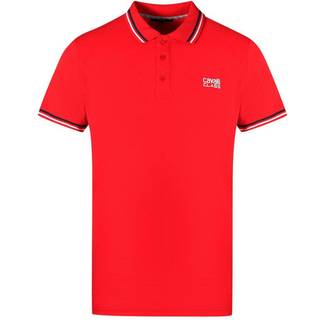 Cavalli Class Red Cotton Men Polo Shirt