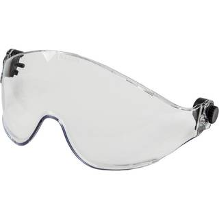 Klein Tools Visorclr klar visir til h?rd hat og sikkerhedshjelm Lavprofilp?virkning Nominel Anti Fog Ridsbestandig Flip-Up UV-beskyttelse