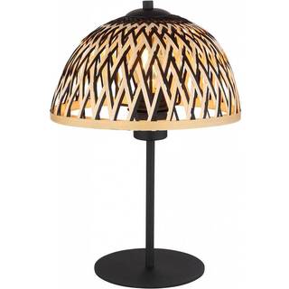 Colly bordlampe med skærm af bambusflet