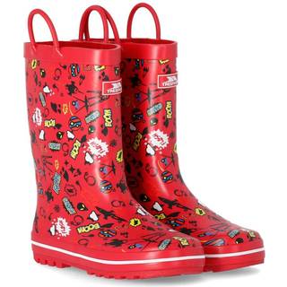 Trespass Drenge Childrens Apolloton Cartoon Printed Wellington Gummistøvler Blå
