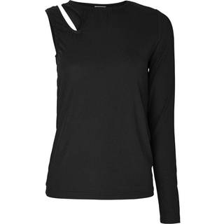 NMBUSTER L/S ONE-SHOULDER TOP JRS - Black - XS