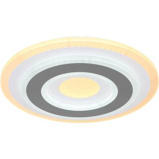 LED-loftlampe Sabatino, Ø 30 cm, hvid/antracit, CCT