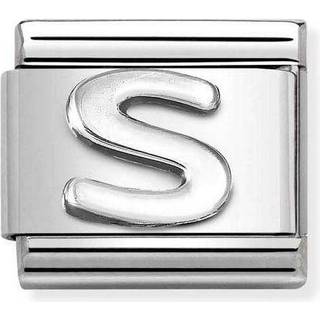 Nomination Oxidised Silver Letter Charm - Letter S