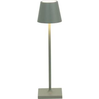 Zafferano Poldina mikro genopladelig lampe IP65 salvie