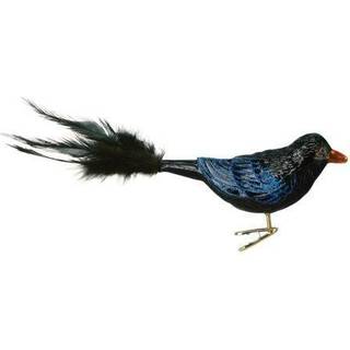 Old World Christmas Raven Glass bl?st ornament til juletr?