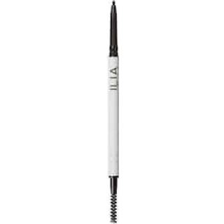 Ilia - In Full Micro-tip Brow Pencil - In Full Micro-tip Brow Pencil Soft Black - For Women - Sort