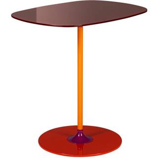 Kartell Thierry Sofabord 33x50 Cm - Sofabord Stål Bordeaux - 04042BO