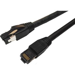 MicroConnect CAT 8.1 S/FTP RJ45 netværkskabel | Sort | 1,5 meter | PRIS-MATCH