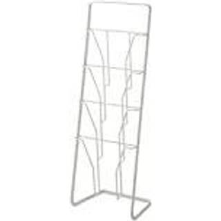 Yamazaki Magasinholder - Hvid - 25cm x 18cm x 71cm - Thora