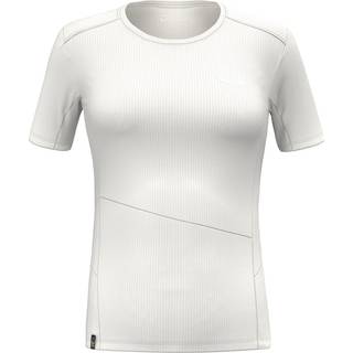 Salewa Women's Puez Sporty Dry T-Shirt Funktionsshirt Damer størrelse 42 farve hvid/grå