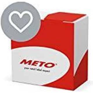 Meto Closure forseglingsetiket hjerte Ø33mm 500stk