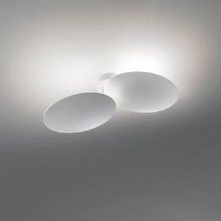 Lodes - Puzzle Væg-/Loftlampe LED Round Double Mat Hvid 2700K