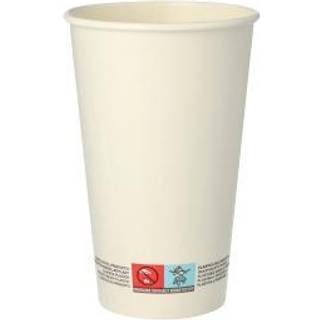 50 stk Økologiske papkrus 400 ml Hvid - Bionedbrydelighed